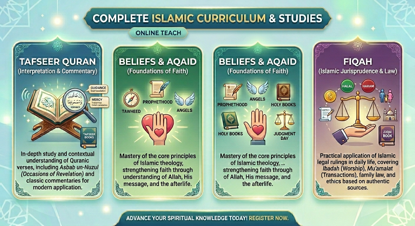 Tafseer & Beliefs + Fiqah Collective Classes